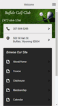 Mobile Screenshot of buffalowygolf.com